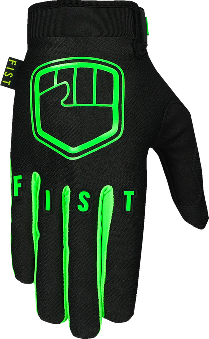 Fist Handwear Youth Strapped Stocker Gloves - Fluro Green