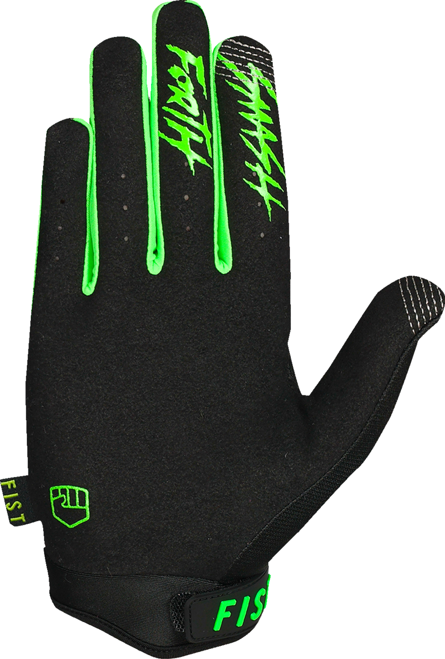 Fist Handwear Youth Strapped Stocker Gloves - Fluro Green