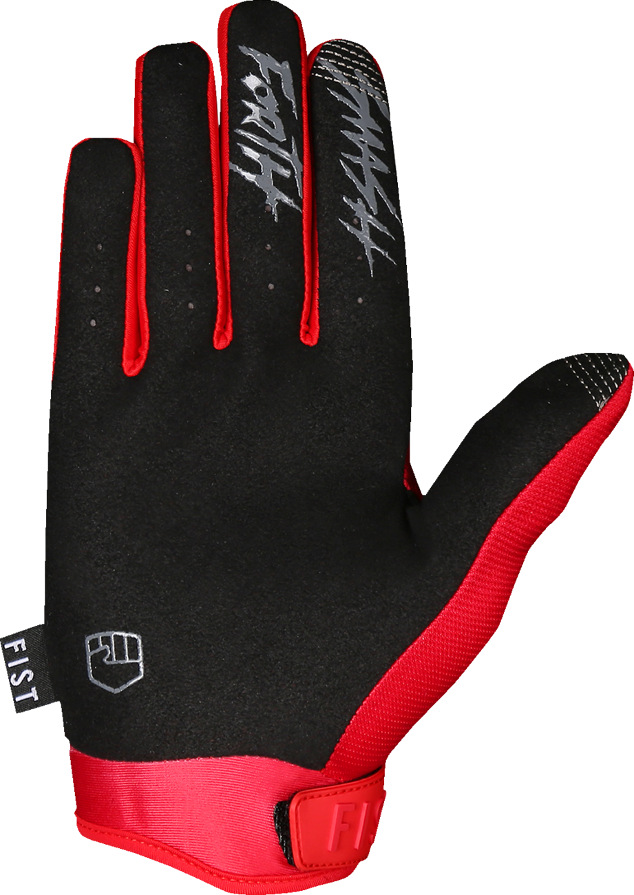 Fist Handwear Strapped Stocker Gloves - Red