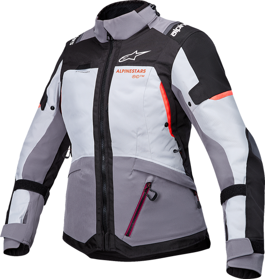 ALPINESTARS Stella Andes v4 Drystar? Jacket - Dark Gray/Ice Gray/Black/Coral - Medium 3210126-9276-M