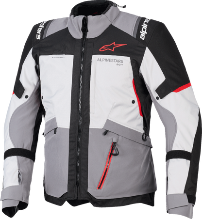 Alpinestars Andes v4 Drystar Jacket - Dark Gray/Ice Gray/Black/Bright Red