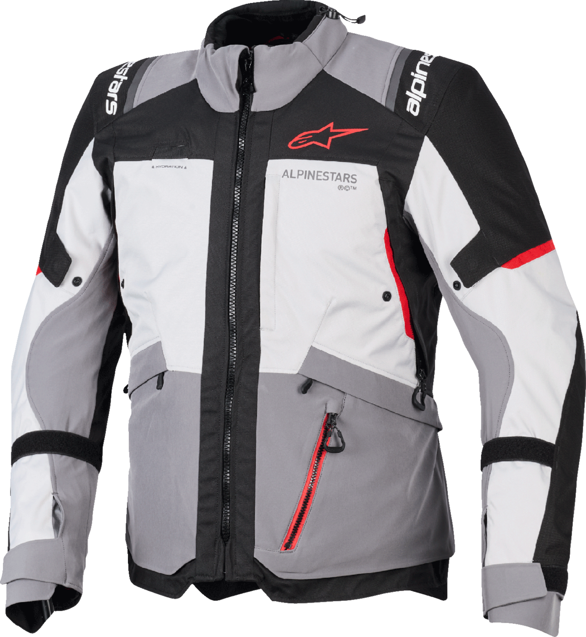 ALPINESTARS Andes v4 Drystar? Jacket - Dark Gray/Ice Gray/Black/Bright Red - XL 3200526-9141-XL