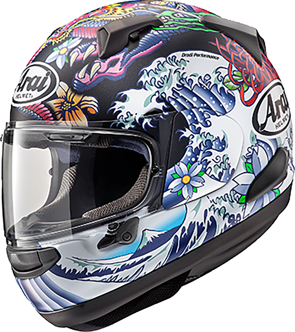 Arai Quantum-X Helmet - Oriental - Black Frost