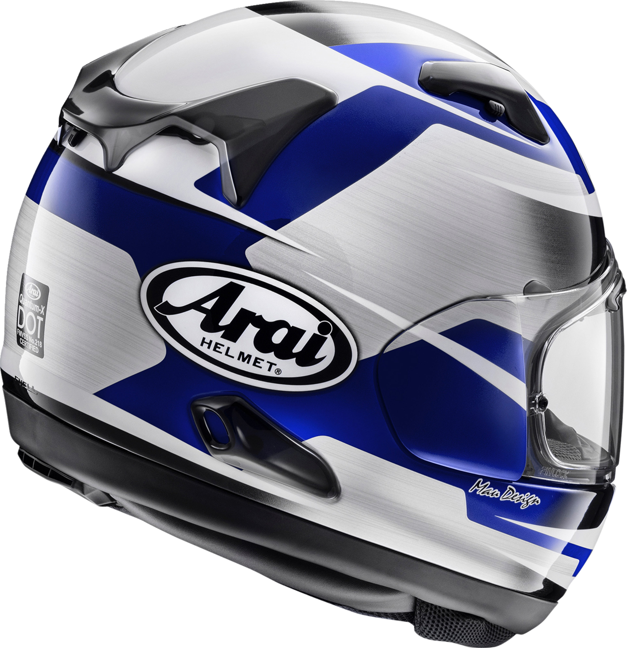 ARAI HELMETS Quantum-X Helmet - Steel - Blue - XL 0101-18126