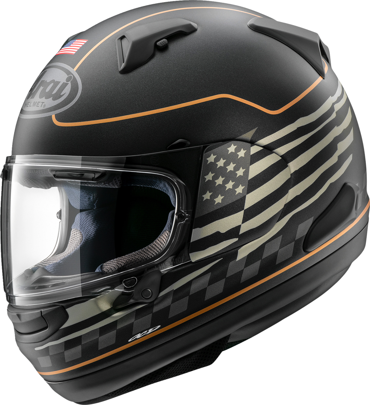 ARAI HELMETS Signet-X Helmet - US Flag - Black Frost - Small 0101-18518