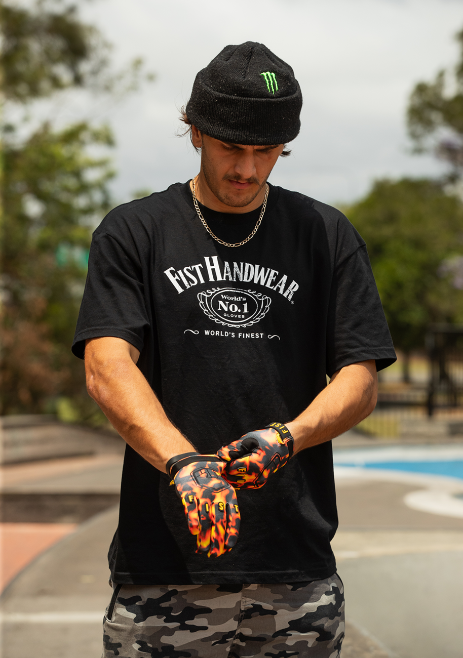 Fist Handwear Strapped Stocker Tortoise Shell Gloves
