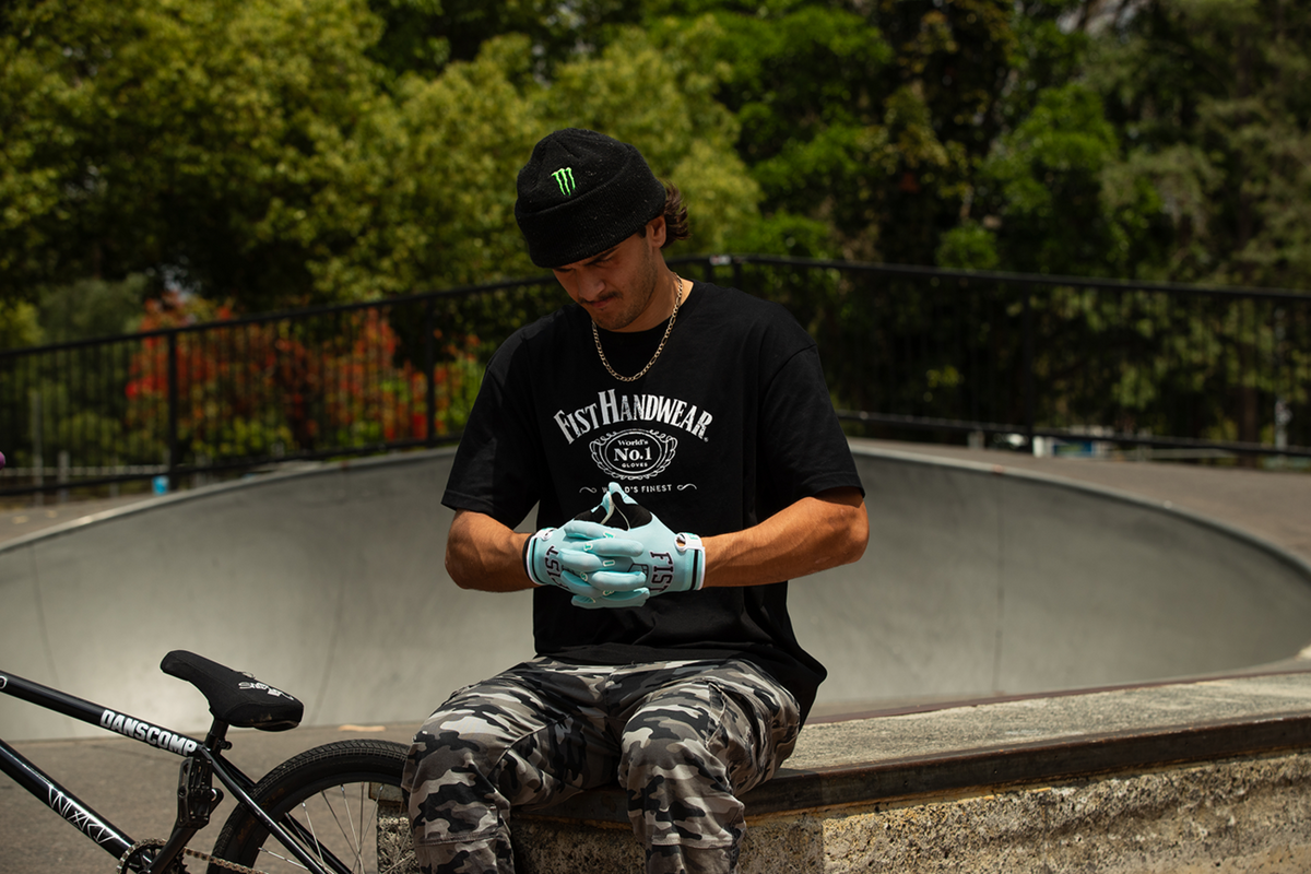 Fist Handwear Breezer Ruthless Teal Staple Gloves