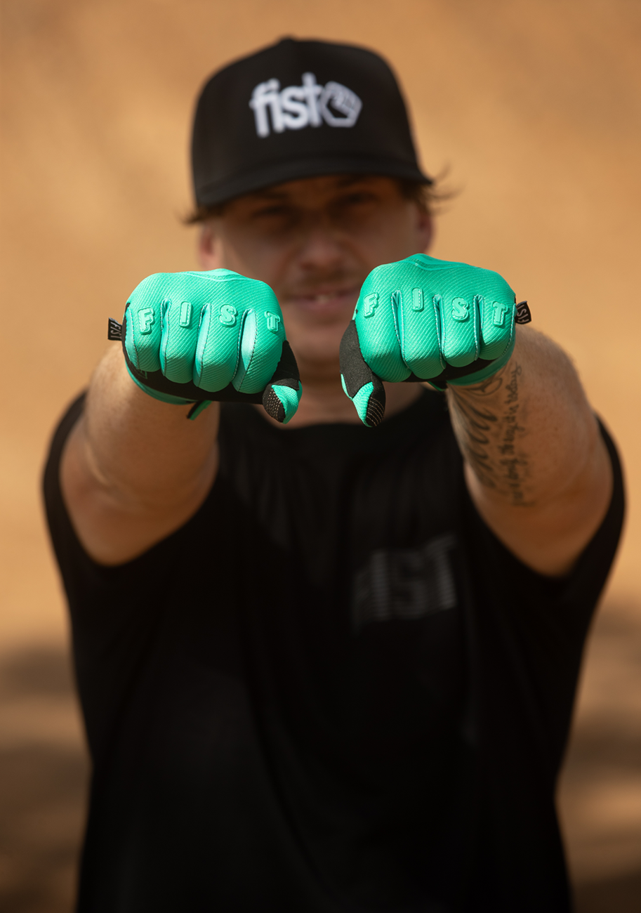 Fist Handwear Strapped Stocker Jade Gloves
