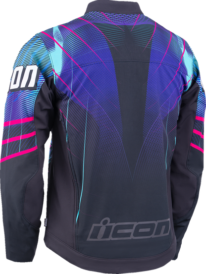 Icon Synthwave Merc3 Lazer Cobra™ Jacket - Black