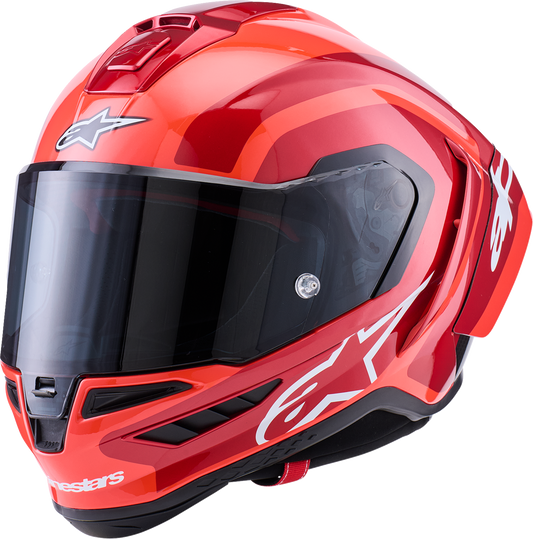 ALPINESTARS Supretech R10 Helmet - 22.06 - Arius - Gloss - Black/White/Double Red - XL 8203926-1683-XL