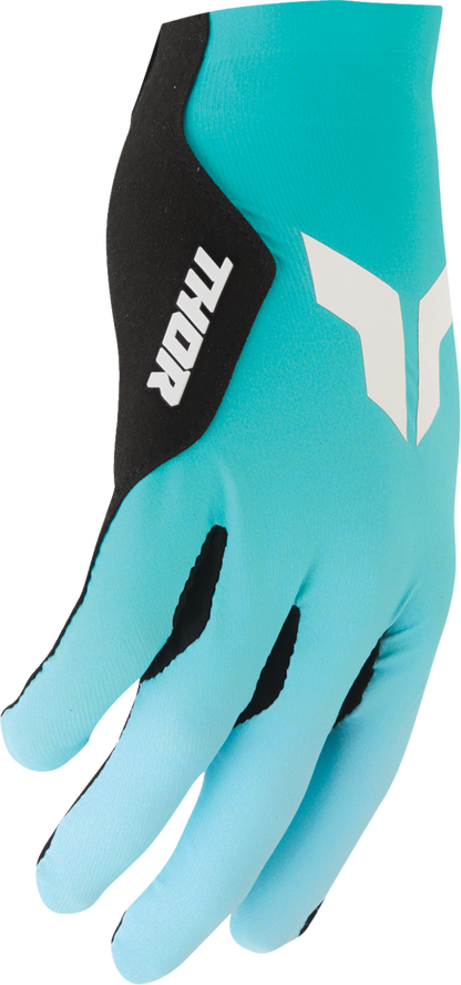 Thor Sportmode Iconic Gloves - Aqua/Powder Blue