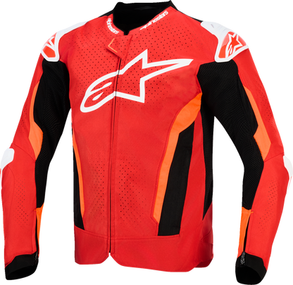 Alpinestars T-GP Air Jacket - Bright Red/Red Fluo/Black