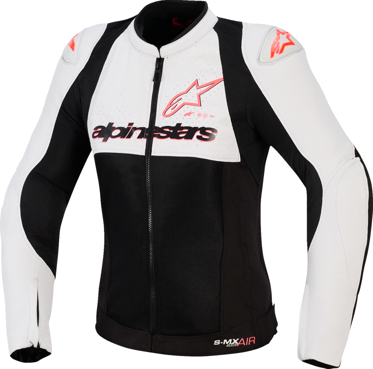 Alpinestars Stella SMX Air Jacket - Ice Gray/Black/Coral Fluo