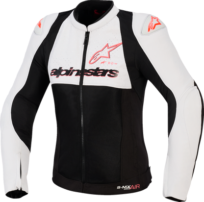 Alpinestars Stella SMX Air Jacket - Ice Gray/Black/Coral Fluo