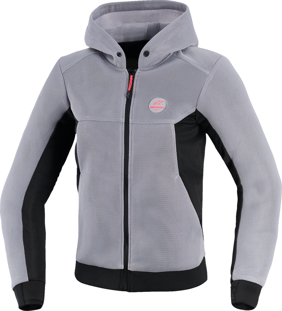 Alpinestars Stella Chrome Super Airflow Hoodie - Mid Gray/Black/Pink