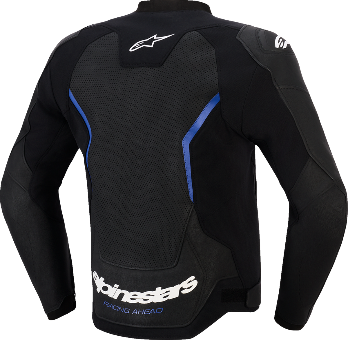 Alpinestars GP Force v2 Leather Airflow Jacket - Black/Metallic Blue