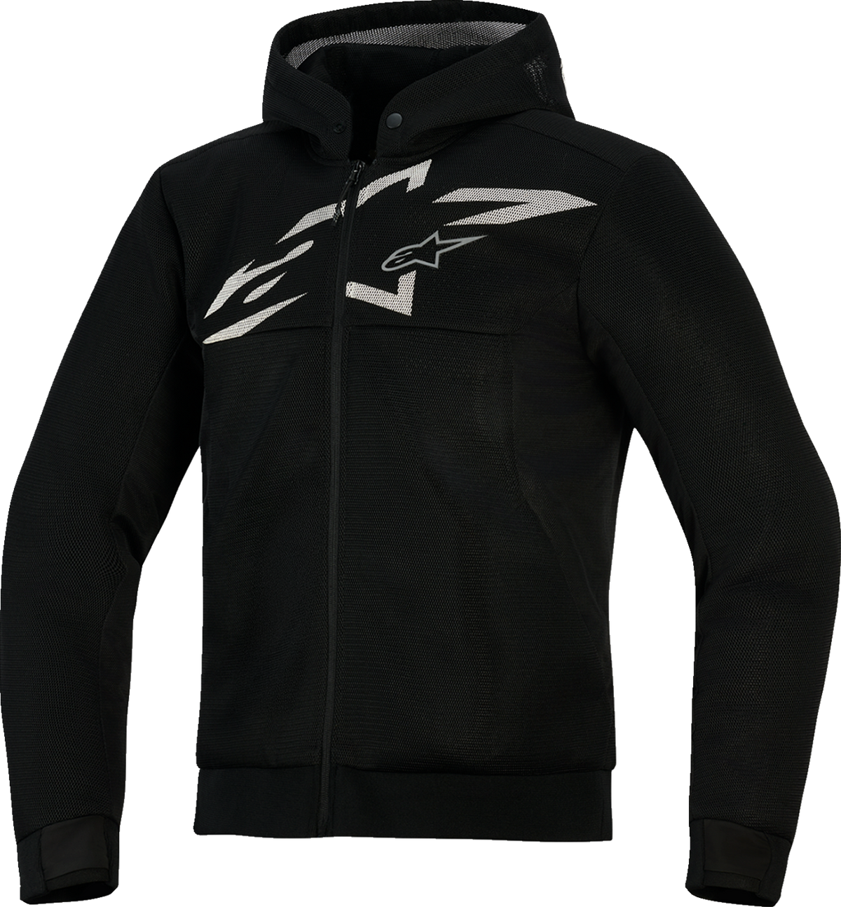 Alpinestars Chrome Super Airflow Hoodie - Black/Dark Gray/White