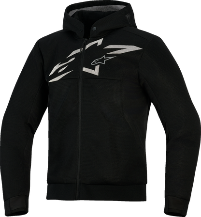 Alpinestars Chrome Super Airflow Hoodie - Black/Dark Gray/White
