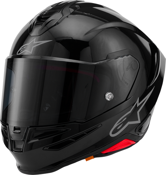 ALPINESTARS Supertech R7 Helmet - 22.06 - Solid - Gloss Black - 2XL 8202126-1180-2XL