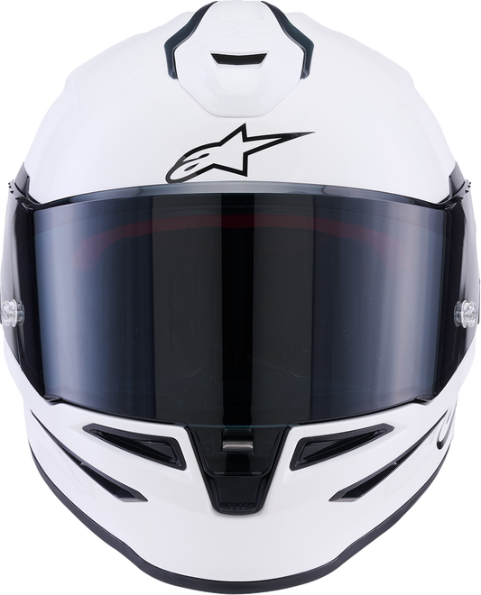 Alpinestars Supertech R7 Helmet - 22.06 - Solid - Gloss White
