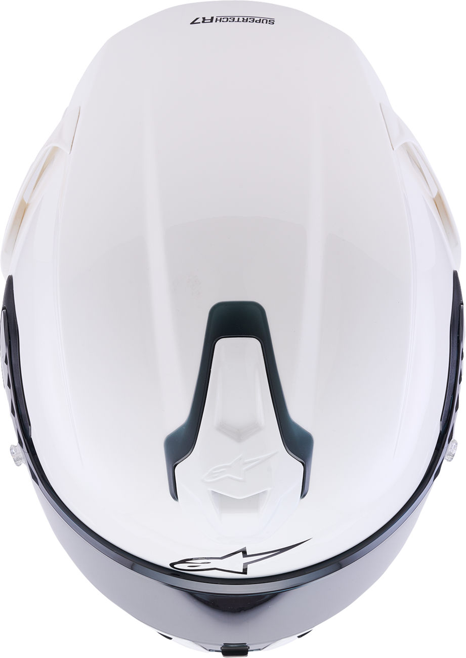 ALPINESTARS Supertech R7 Helmet - 22.06 - Solid - Gloss White - Large 8202126-2180-L