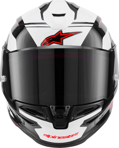 Alpinestars Supertech R7 Helmet - 22.06 - A-Core - Gloss Black/White/Red