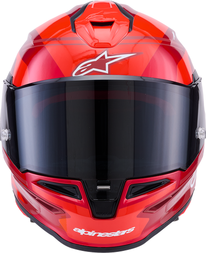 Alpinestars Supertech R7 Helmet - 22.06 - A-Core - Gloss Red/White