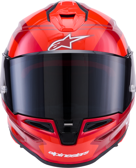 Alpinestars Supertech R7 Helmet - 22.06 - A-Core - Gloss Red/White