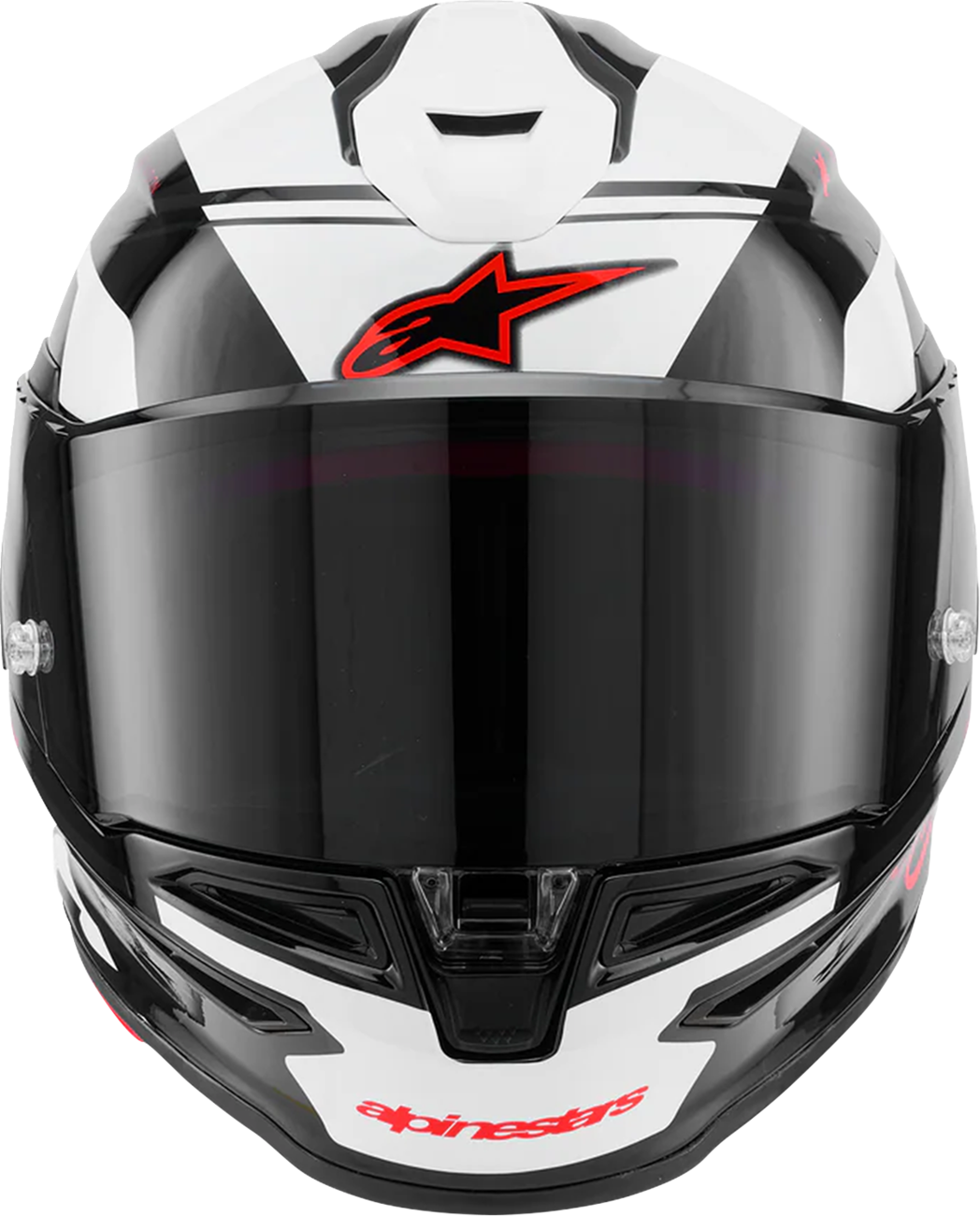ALPINESTARS Supertech R7 Helmet - 22.06 - A-Core - Gloss Black/White/Red - Large 8203426-1353-L