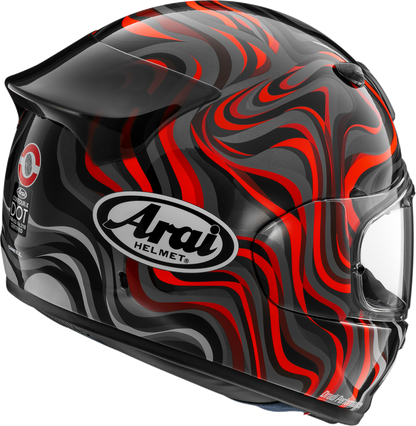 Arai Contour-X Helmet - Swirl - Red