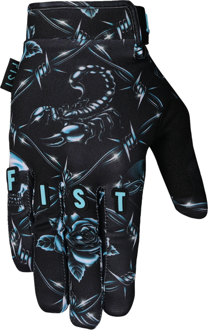 Fist Handwear Strapped Chrome Gloves