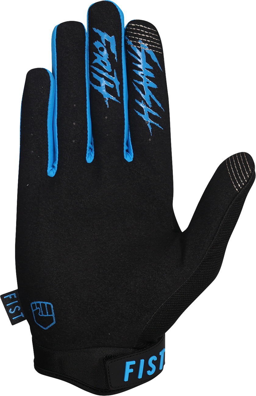 Fist Handwear Youth Strapped Gloves - Fluro Blue