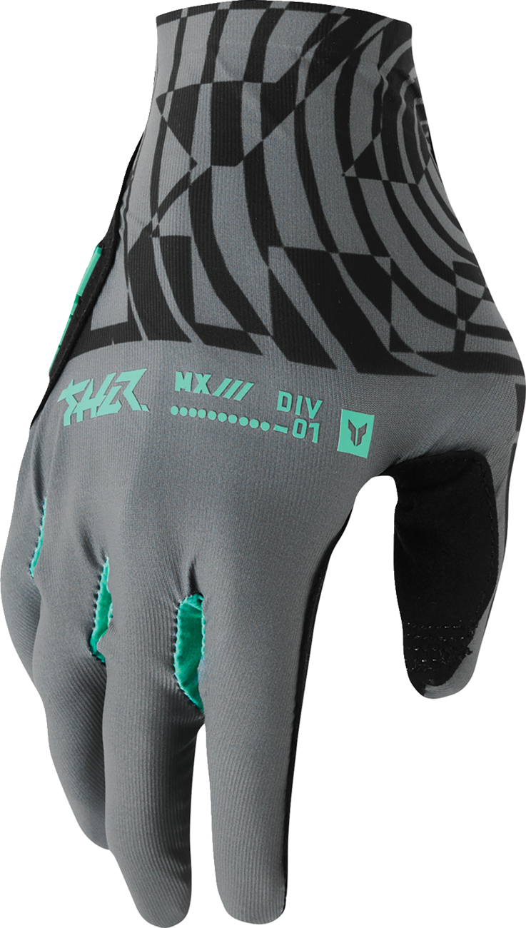 Thor Sportmode Mind Control Gloves - Charcoal/Black