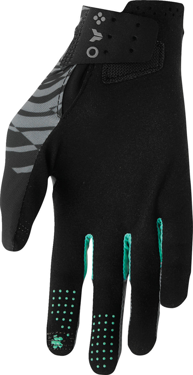 Thor Sportmode Mind Control Gloves - Charcoal/Black