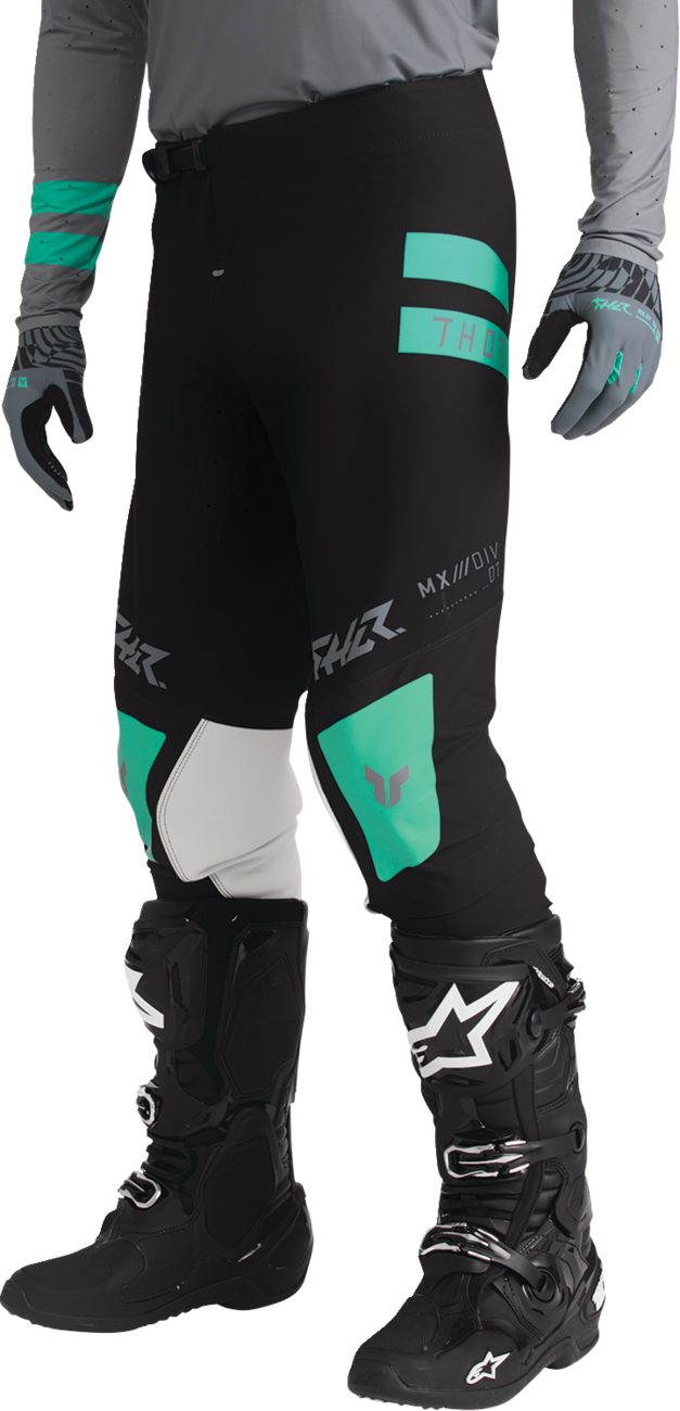 Thor Sportmode Mind Control Gloves - Charcoal/Black