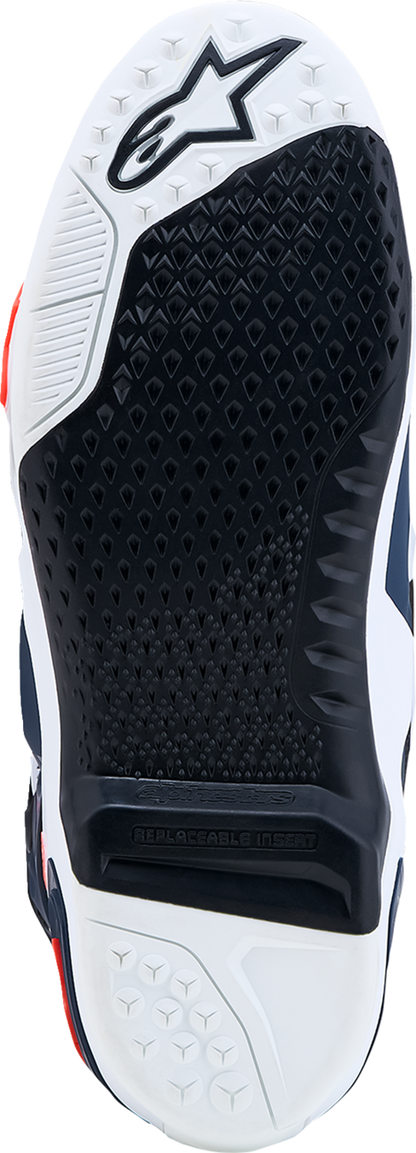 Alpinestars Tech 10 Supervented Boots - Dark Blue/White/Black/Fuchsia