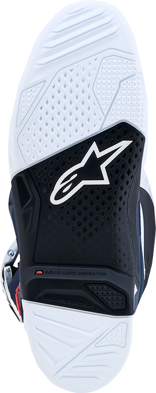 Alpinestars Tech 7 Boots - Purple/Blue/Fluorescent Red/White