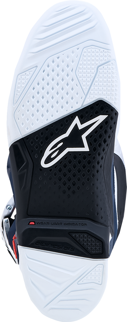 Alpinestars Tech 7 Boots - Purple/Blue/Fluorescent Red/White