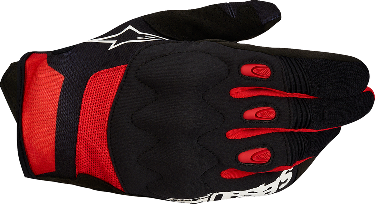 Alpinestars Techdura Gloves - Black/Bright Red