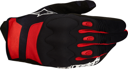 Alpinestars Techdura Gloves - Black/Bright Red