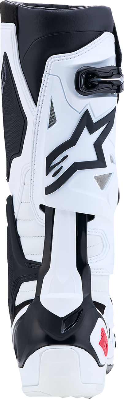 Alpinestars Tech 10 Boots - White/Black/Bright Red