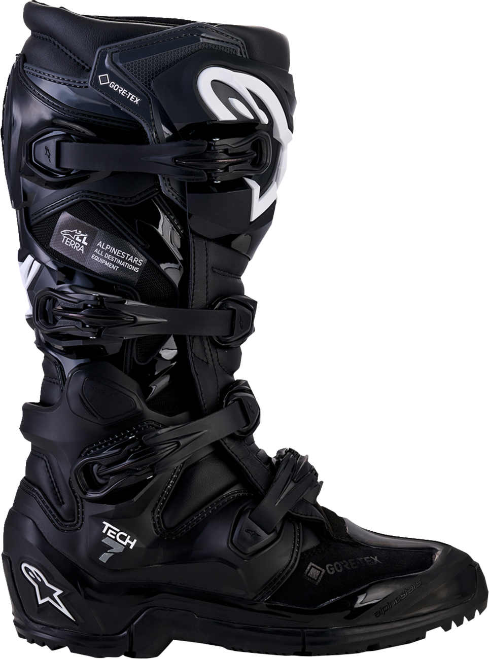 ALPINESTARS Tech 7 Enduro Gore-Tex® Boots - Black/Dark Gray - US 10 / EU 44.5 2030127-111-10