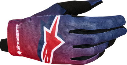 Alpinestars Radar Gloves - Fire Red/DeepBlue