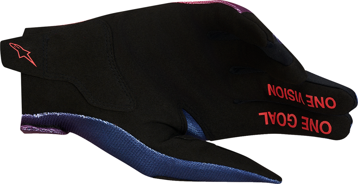 Alpinestars Radar Gloves - Fire Red/DeepBlue