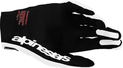 Alpinestars Supertech MX Gloves - White/Black/Fire Red