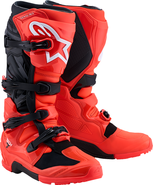 Alpinestars Tech 7 Enduro Boots - Black/Fluorescent Red