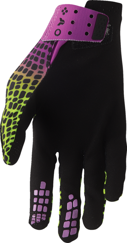 Thor Sportmode Cobra Gloves - Acid/Purple
