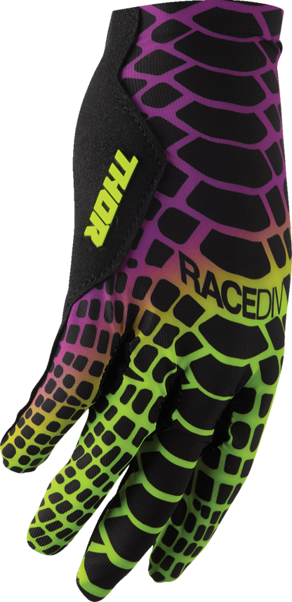 Thor Sportmode Cobra Gloves - Acid/Purple