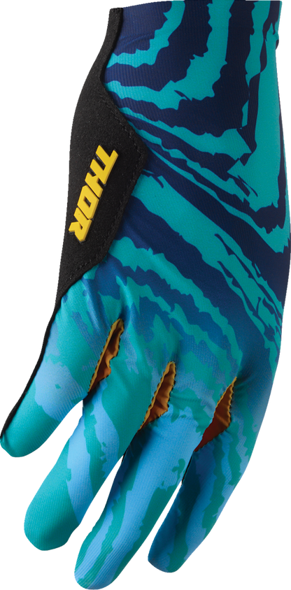 Thor Sportmode Damascus Gloves - Aqua