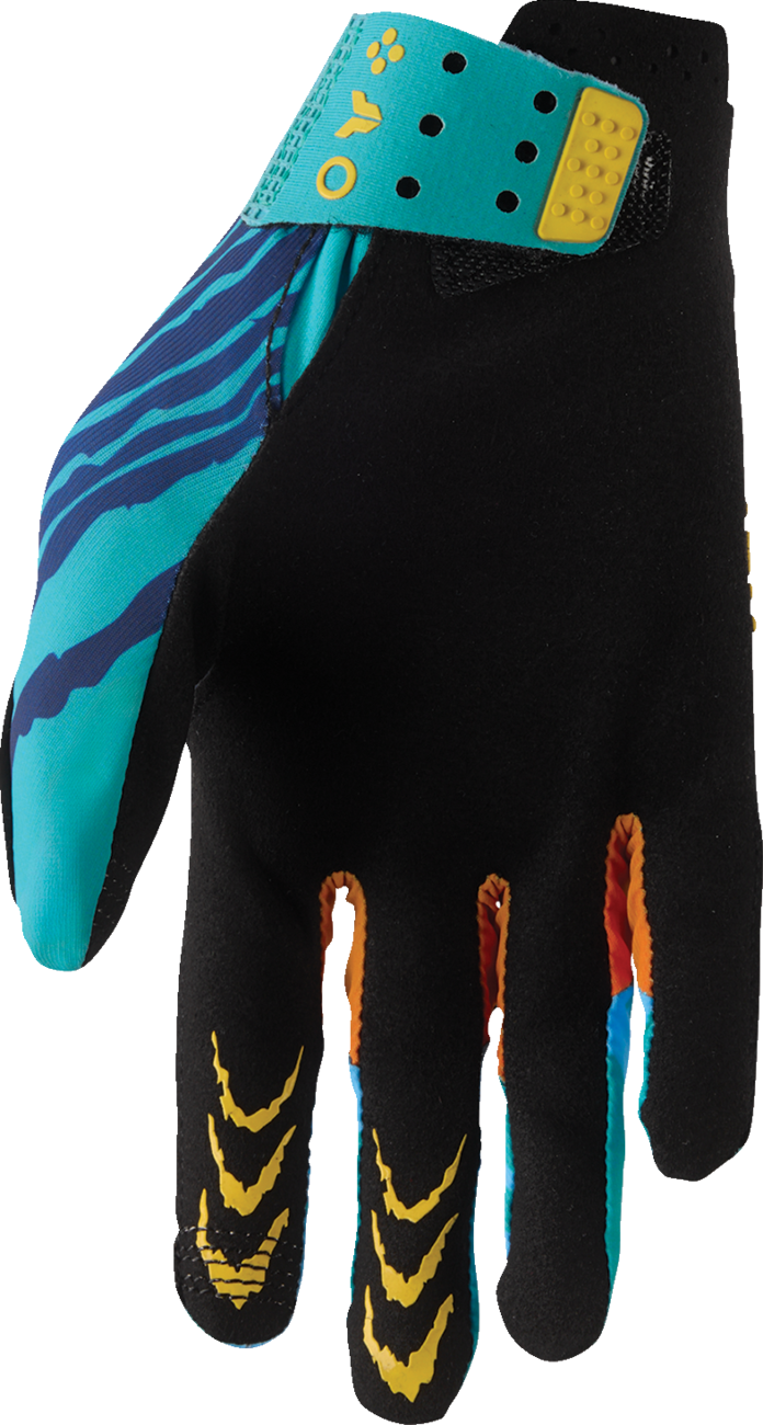 Thor Sportmode Damascus Gloves - Aqua